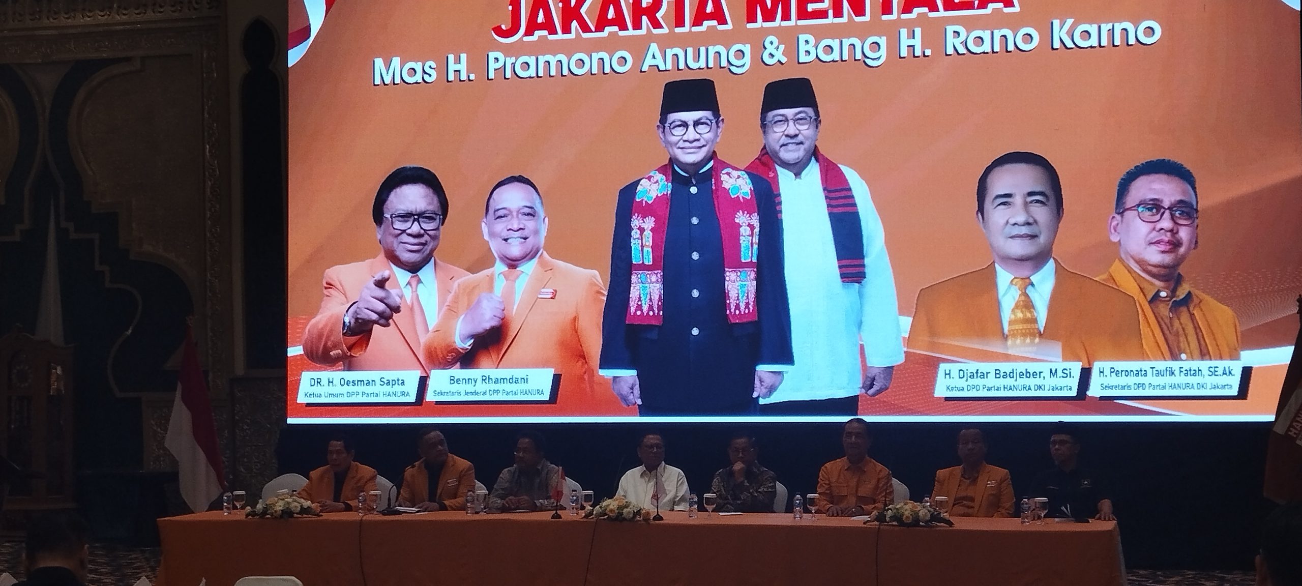 Paslon Gubernur DKI Jakarta Pramono Anung – Rano Karno Berkunjung ke DPP Partai Hanura