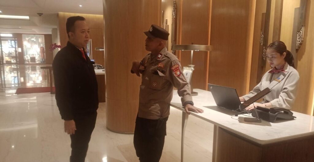 Koordinasi Kamtibmas Pihak Keamanan Hotel Grand Hyatt Menteng Dalam Rangka Kedatangan Tamu Negara