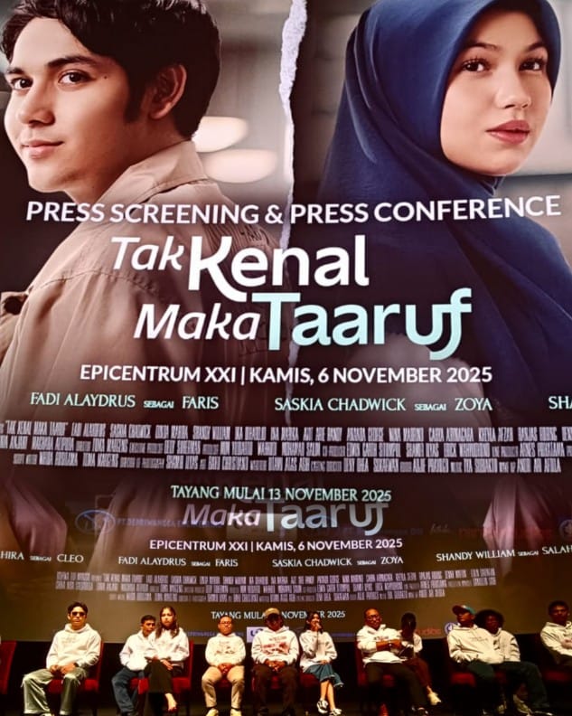 Segera Tayang Di Bioskop Indonesia Tanggal 13 November 2025, Film Drama Religi “Tak Kenal Maka Taaruf”
