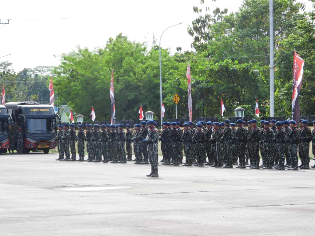 Upacara Pengukuhan Dhuaja Satbrimob Polda Papua Tengah